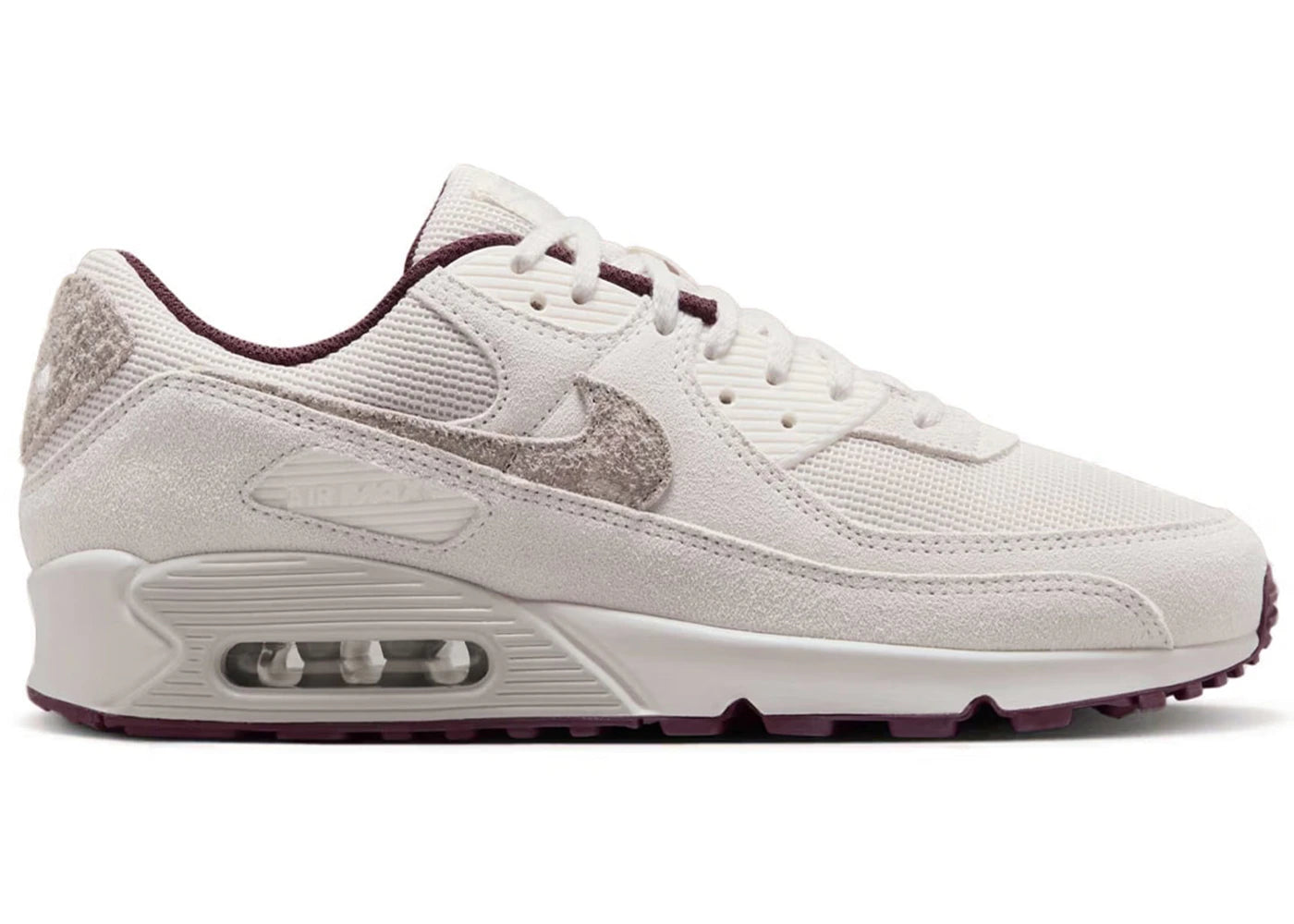 Nike Air Max 90 PRM Sail Burgundy Crush - Kyaro