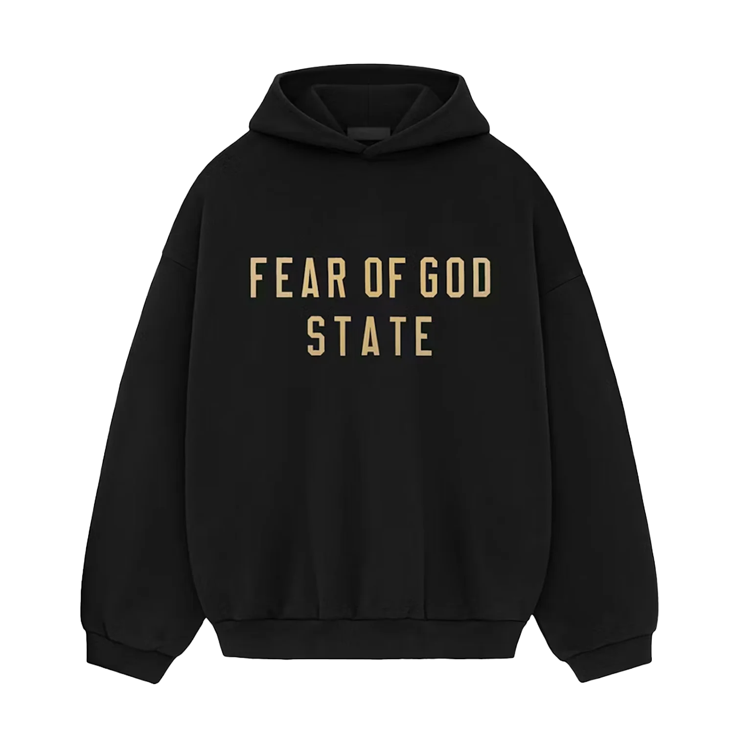 Fear Of God Essentials Hoodie Black State (FW24) - Kyaro
