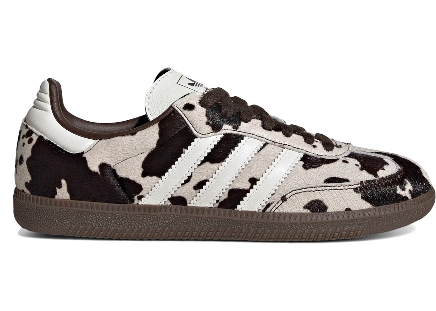 adidas Samba OG Cow Print Dark Brown White