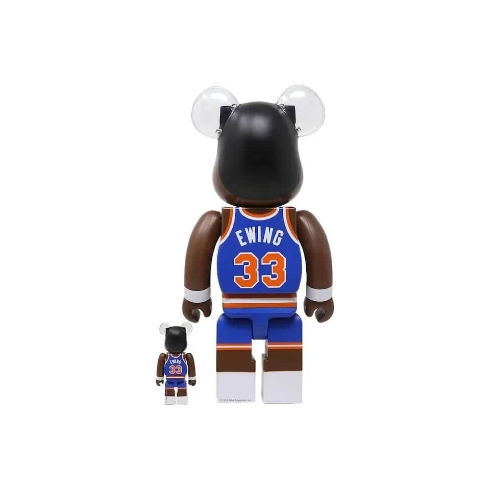 Bearbrick Patrick Ewing (New York Knicks) 100% & 400% Set