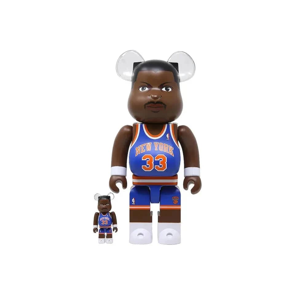 Bearbrick Patrick Ewing (New York Knicks) 100% & 400% Set