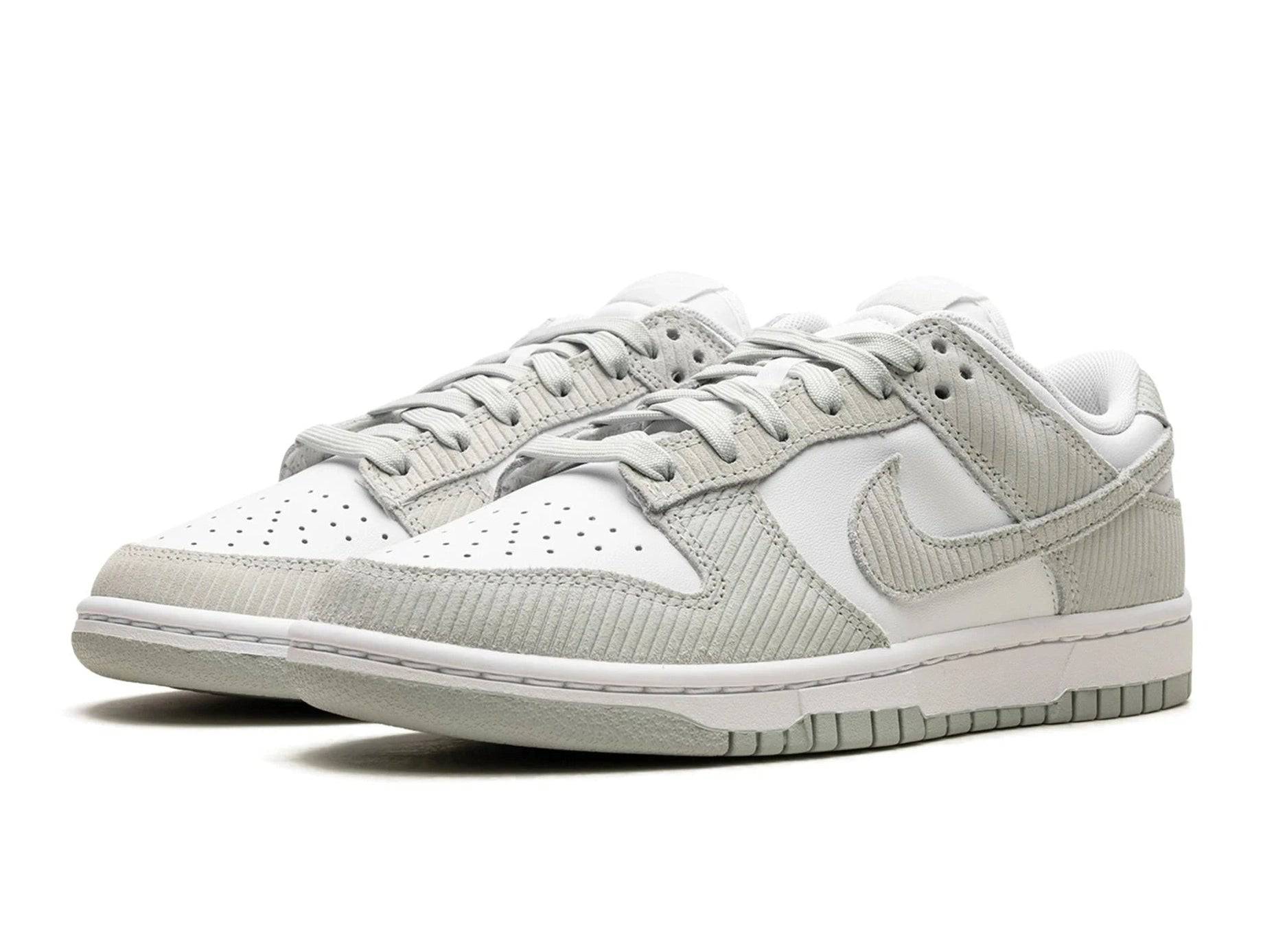 Nike Dunk Low Light Silver Corduroy